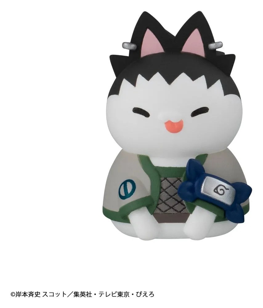 Naruto Mega Cat Project Minifigures 3 cm Nyaruto! Cats of Konoha Village Reboot Blind Box Display (8) (Repeat)
